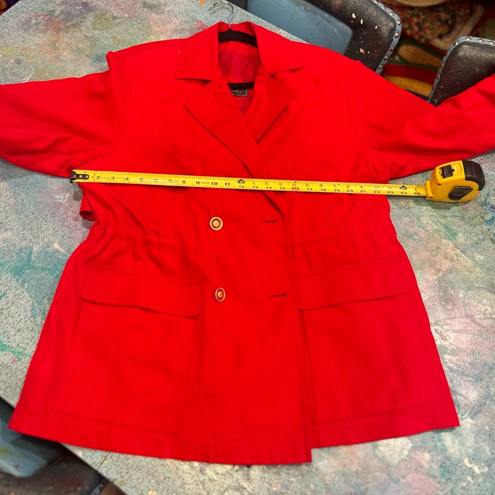 90s Cherry Red Jacket - Picture 15 of 16